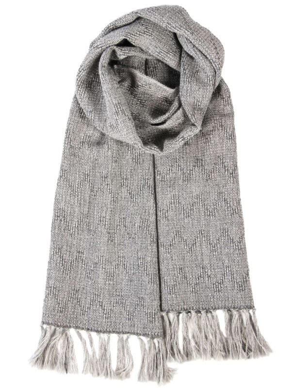 Bufanda alpaca gris Ana y Francis Tejedores