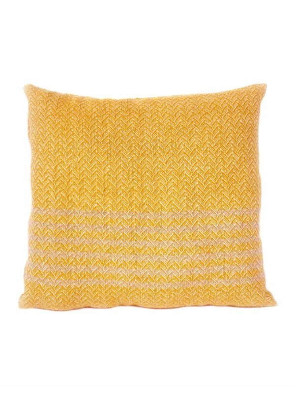 Cojín lana merino tejido a mano en telar