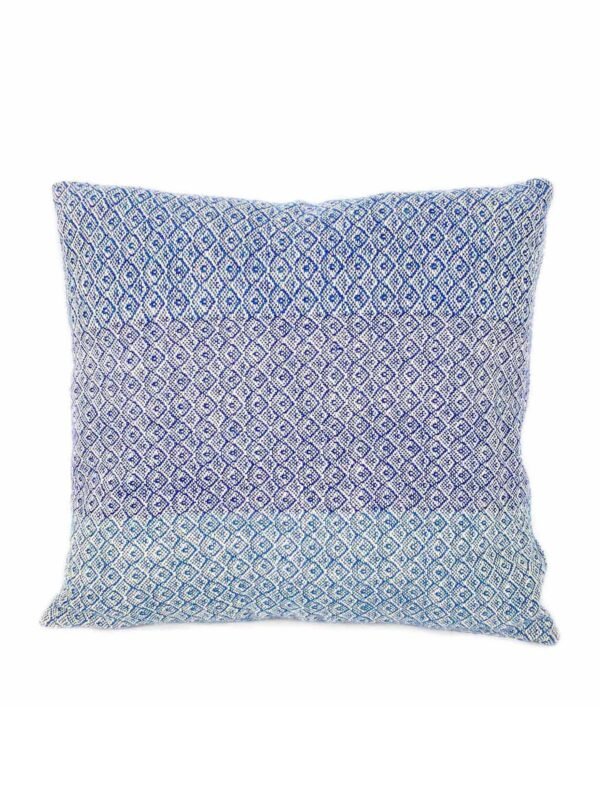 Cojín lana merino tejido a mano en telar