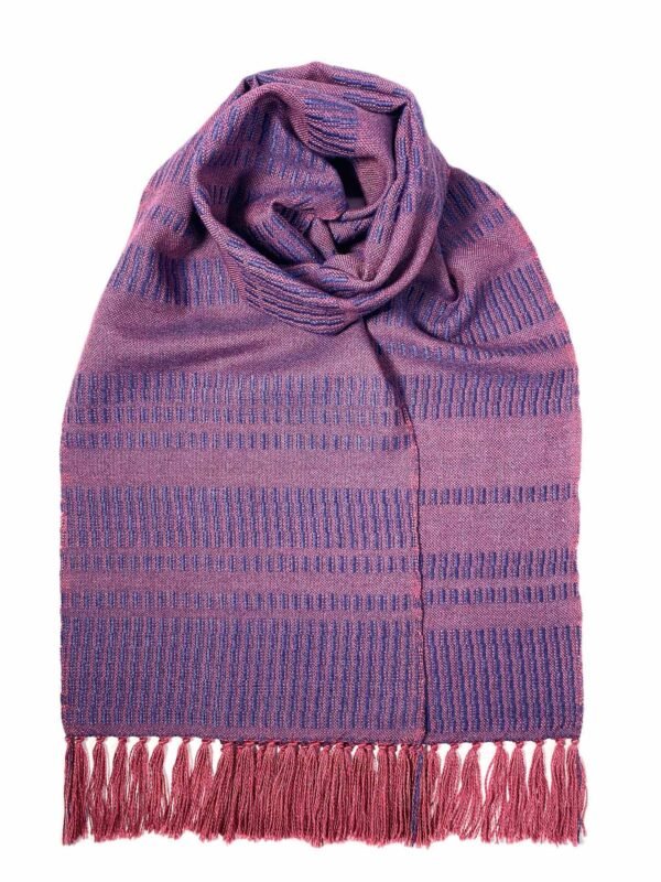 Bufanda alpaca baby y seda Ana y Francis Tejedores