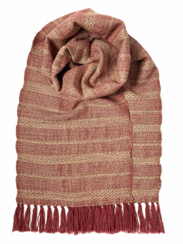 Bufanda alpaca baby y seda Ana y Francis Tejedores