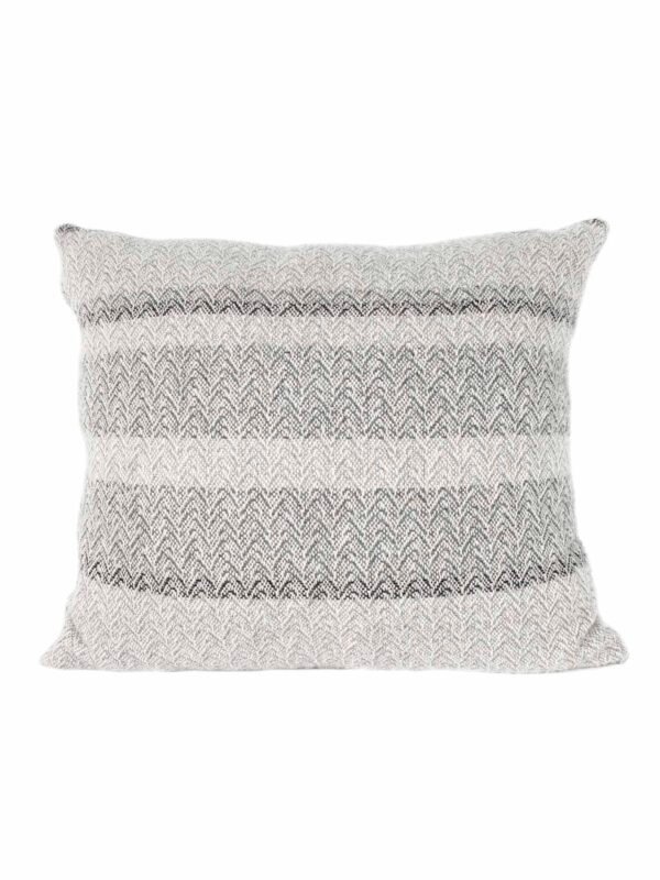 Cojín lana merino y alpaca tejido a mano en telar