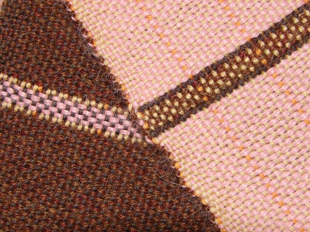 Muestra de lana y algodón I+D profesional Ana y Francis Tejedores